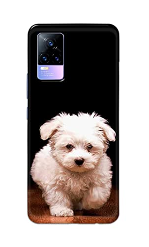 Image of PRINTFIDAA� Printed Hard Back Cover Case for Vivo Y73 | Vivo V21e 4G Back Cover (Puppy Dog) -2808