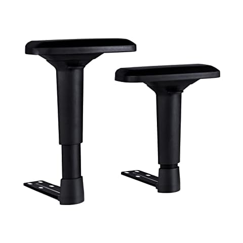 Frassie Height Adjustable Chair Armrest Pair Replacement, Gaming Boss Chair Arms Set (4D) Cover