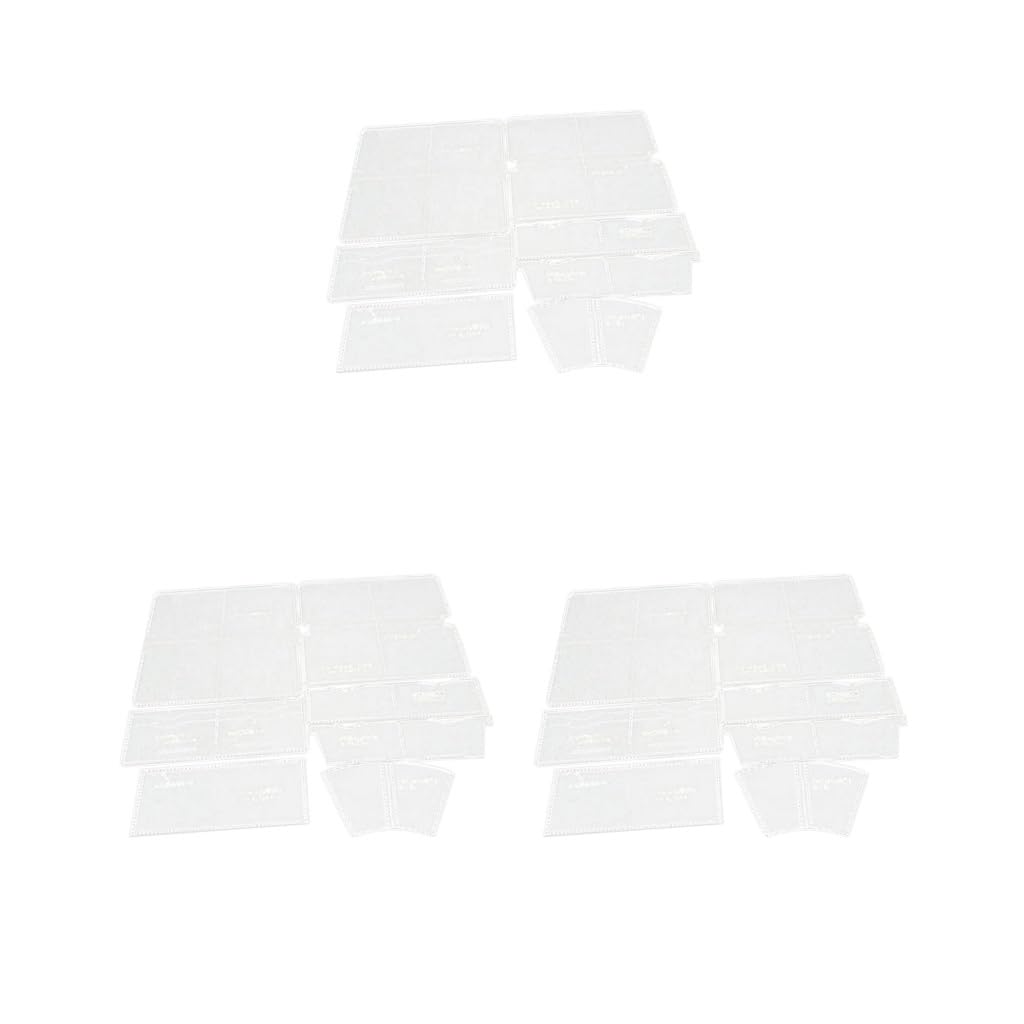 Pochoirs en acrylique transparent pour décorer vos albums de souvenirs