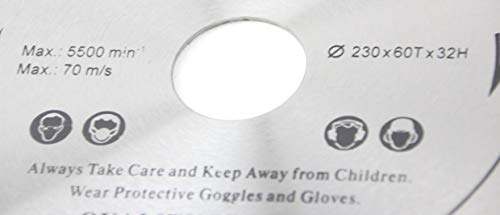 230 x 32 mm (30 mm; 28 mm; 25,4 mm; 20 mm) lama