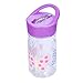 Wildkin 16oz Water Bottle, BPA-Free, Features Flip-Top Straw and Top Carrying Handle, Perfect for Promoting Hydration On-the-Go, Olive Kids Design – Butterfly Garden