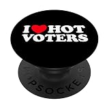 J'aime les électeurs sexy, les sondages électoraux drôles, la démocratie et la politique. PopSockets PopGrip Interchangeable