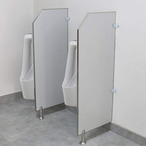 Separador de acero inoxidable para urinarios de suelo en hoteles y bares