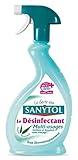 Sanytol Désinfectant multi-usages, sans javel, testé dermatologiquement, senteur eucalyptus - Le spray de 500ml
