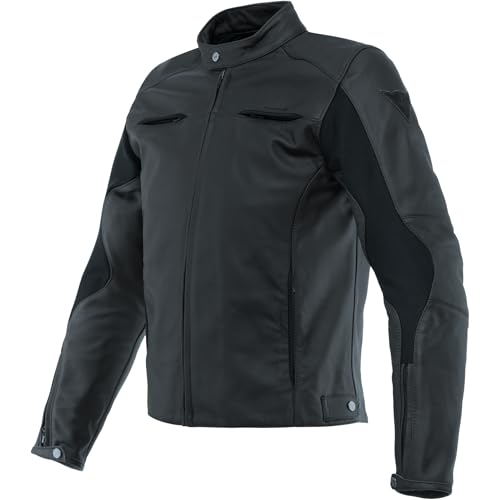 Dainese Razon 2 Veste en cuir de moto, schwarz, 58