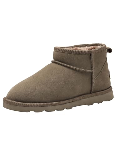 s.Oliver Damen Boots aus Leder Gefüttert, Grün (Sage), 38 EU