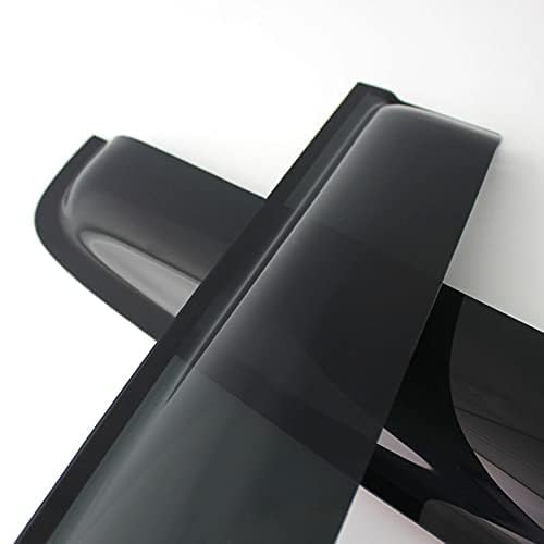 Image of Premium Non-Breakable Car Window Door Visor /Rain Guard /Wind Deflector Compatible for (Hyundai Xcent)