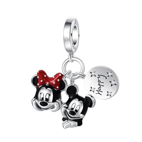 Charm for Bracelets and Necklaces Heart Cat Flower Boy 925 Sterling Silver Bead Birthday Jewelry Gift for Women