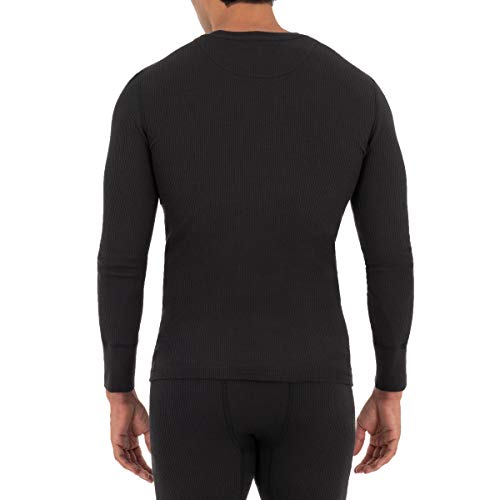 Fruit Of The Loom WRT20931 Mens Recycled Waffle Thermal Underwear Crew (1 And 2 Packs) Pajama Top thumb #1