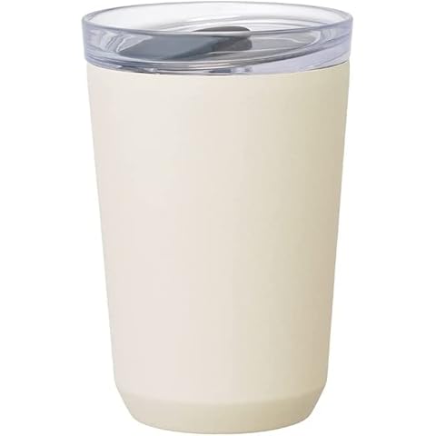 KINTO 20441 To-Go Tumbler, 12.2 fl oz (360 ml), Plug, White Cover