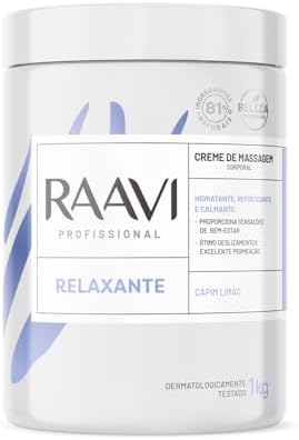 Creme de Massagem Corporal Relaxante Raavi 1kg