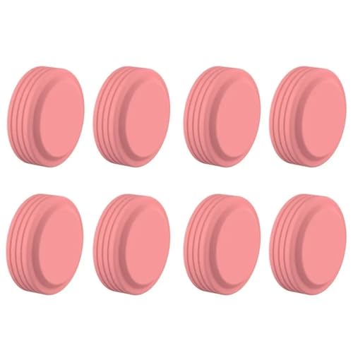 Luggage Wheel Covers 56Pcs Silicone Luggage Wheel Protectors - Noise-Reducing for Carry-On Travel(Pink)