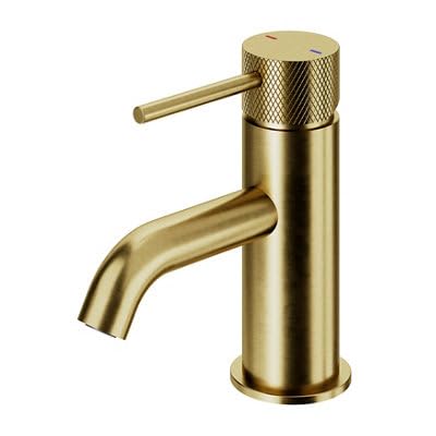 Mitigeur lavabo mécanique Owens GoodHome au design doré haut de gamme