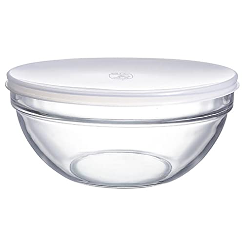 Luminarc Bol en Verre empilable avec Couvercle 14 cm Transparent