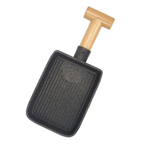 Sartén antiadherente de gran capacidad para reuniones familiares y fiestas al aire libre, placa de parrilla para estufa y camping, parrilla de aleación de aluminio