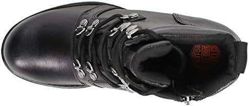 HARLEY-DAVIDSON FOOTWEAR Women's MARINDA 5" LACE Motorcycle Boot, Black, 9 | Image 3