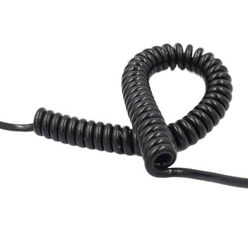 Cable en espiral antitirones para evitar roturas con estiramiento de 4m 3