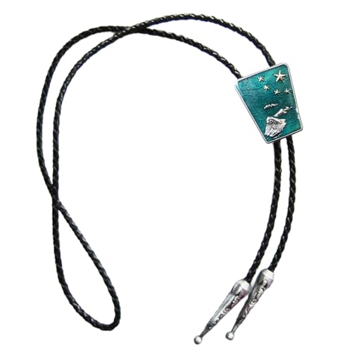 Cravate occidentale homme turquoise 100 cm accessoire mode tendance
