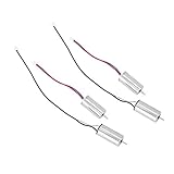 Acogedor 4Pcs Micro Motor，DC3.7V/44000RPM Motor，10x20mm Brush Motor，Low Noise,Low Power Consumption，for Robot, Steering Gear, Drone.