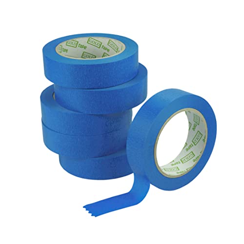 ToolSpace Crepe Tape, Blue Painter's Tape Set, Professional Painter's Tape for Renovation Work, Masking Tape for Painting - Image 4