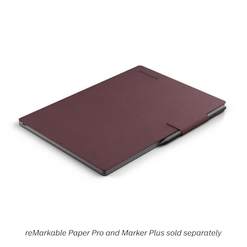 Housse reMarkable Book Folio bordeaux pour protéger votre Paper Pro des rayures - 4