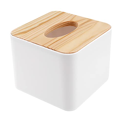 Ocnvlia Caja de tela cuadrada caja de tela con tapa desmontable mini caja de pañuelos