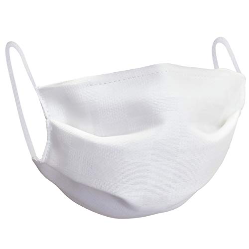 [オオキニ] マスク 夏用 シルクマスク ひんやり 涼感 冷感 UVカット 繰り返し使える 絹素材 日本製 三重構造 プリーツ型 小杉織物