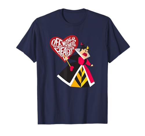 T-shirt Reine de Coeur cadeau original pour fan d'Alice aux Pays des Merveilles