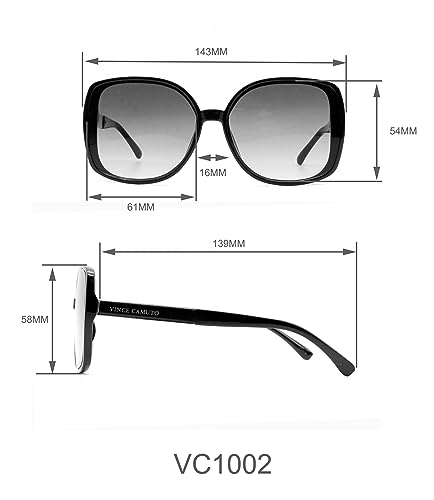 Image of Vince Camuto Women's Glamorous 100% UV Protective Square Sunglasses
