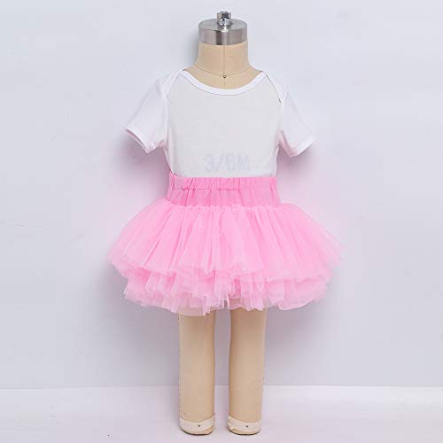 Image of Anbaby Baby Girls Soft Tutu Skirt Toddler Ruffled Pants Diaper Cover