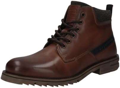 bugatti Herren-Stiefel Kaltfutter-321-AUF31, cognac, 42