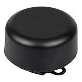 YDLMT Matte Black Motorcycle Round Horn Covers for Harley Softail Fat Boy Dyna Super Wide Glide Touring Road King Electra Street Glide Ultra Limited Trike 1991-2023