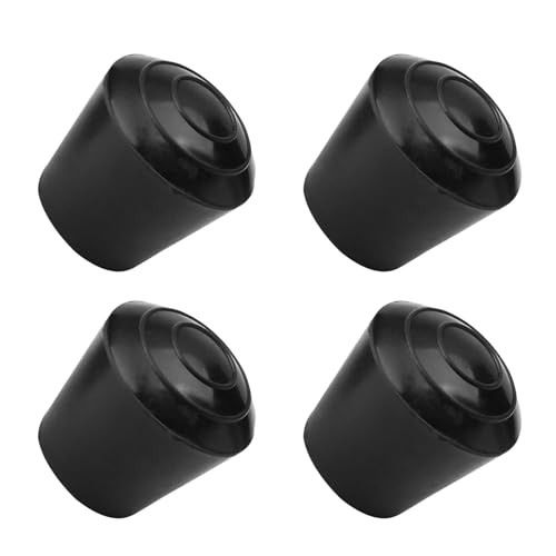 METALLIXITY Chair Leg Tips Caps (10mm 3/8 Inch) 4Pcs, Round Rubber Chair Leg Caps Floor Protectors -...