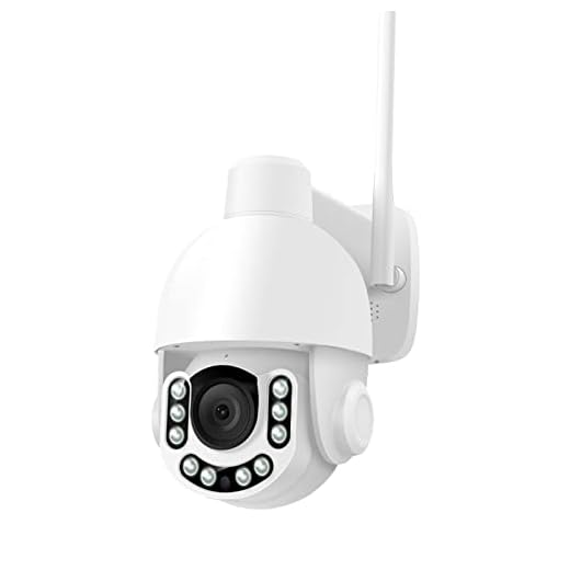 Netvue Security Camera Outdoor, 2k 3MP IP Camera, Pan/Tilt/8X Digital Zoom, H.265, 360° View, 2.4G Wi-Fi Wireless Camera with Alexa, 2-Way Audio, Clear Night Vision, Weatherproof and Motion Detection