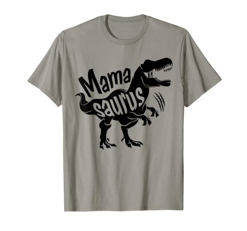 Mama Saurus T-shirt pour femme Motif dinosaure T-Shirt