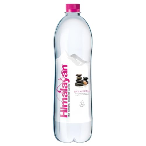 Image of Himalayan Natural Mineral Water, 1000 ml, Mildly Alkaline, Sourced from Himalayas, Untouched & Unprocessed, Balanced pH of 7-8