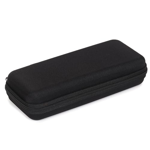 Unigear Polyester Eva Pencil Case Pen Pouch Holder Bag Stationery Box Large Storage Eva Hard Shell for School Supplies Office Stuff (Black, Medium)