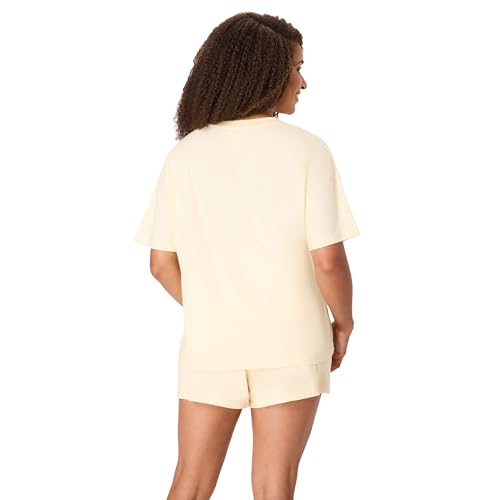 Image of Hanes Women's Pajamas Set, Comfywear Pajamas for Women Set, Originals SupertSoft Loungewear, T-Shirt & Sleep Shorts