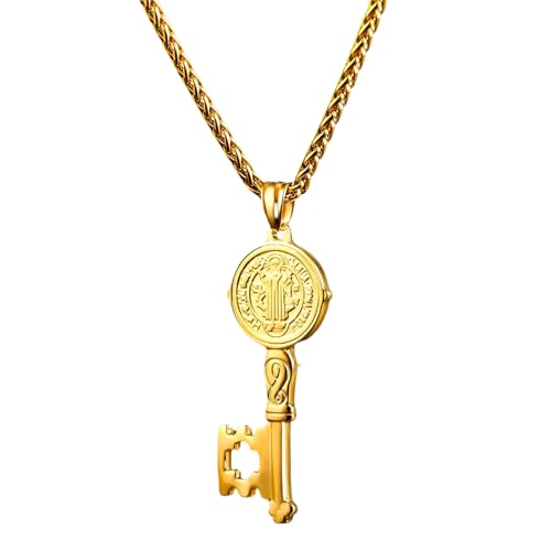 Collar De Productos Para Niñas Para Mujeres Y Hombres, Gargantillas De Cadena De Plata De Ley 925, Medallas De San Benito, Medalla De San Benito
