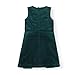 Hope & Henry Girls' Sleeveless Bow Front Jumper, 2T, Deep Green Corduroy