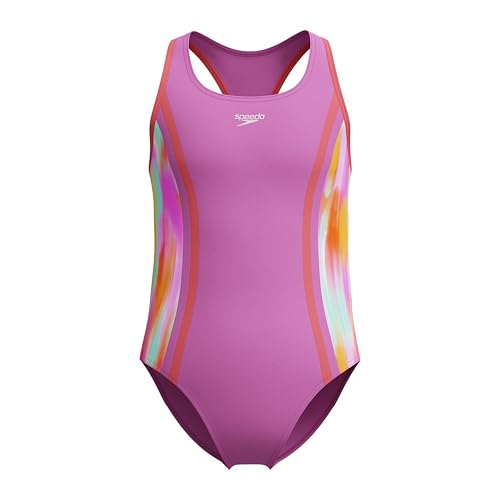 Image of Speedo Girls Printed Sport Splice