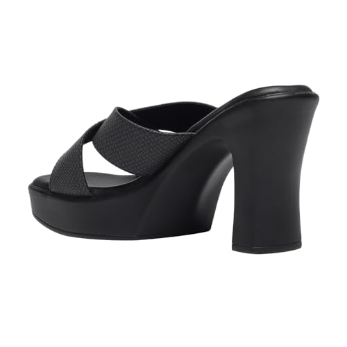 Image of MONROW Fancy and Stylish Trendy and Lightweight Casual Regularwear Vegan Platform Heels For Women and Girls