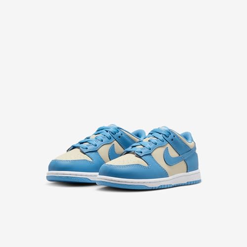 Nike Dunk Low Little Kids' Shoes (FB9108-400, Blue Beyond/Beach/White/Blue Beyond)2