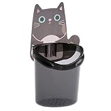 TOSSPER Zahnbürstenhalter Nette Katze Wandmontage Zahnpasta Zahnbürste Lagergestell Für Kulturwaren Für Badezimmer