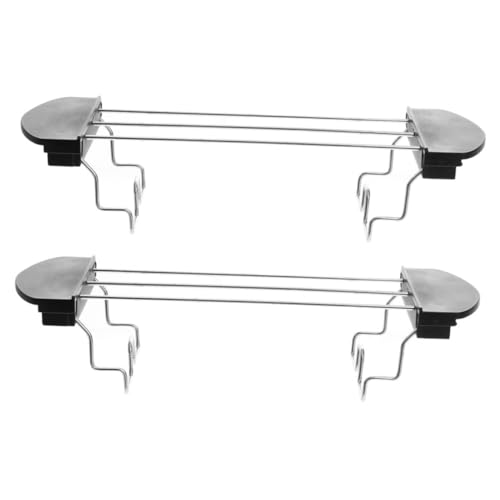 VALICLUD 2 piezas Soporte para Tostadas Inoxidable Accesorios para Tostadoras Rejilla Calentadora Diseño Antiescaldante para Tostadoras y Preparar Sándwiches