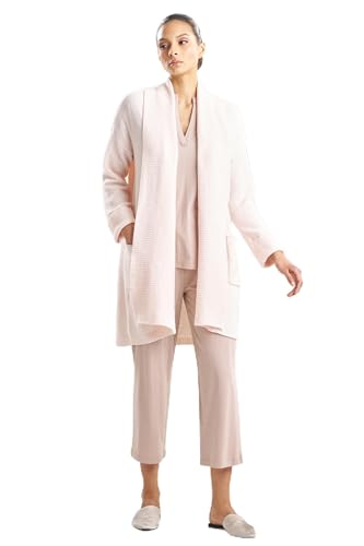 N Natori Women's Aura Rib Trim Cardigan Length 31