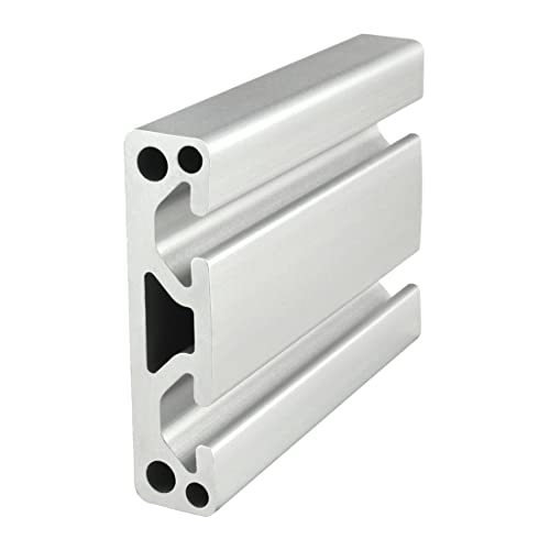 8020, 3075, 15 Series 3 Inch x 0.75 Inch 3x0.75 T-Slotted Aluminum Extrusion Extruded DIY Smooth Two Channel Linear Slot Bar Rail 80/20 (Clear Anodize, 89" Long)