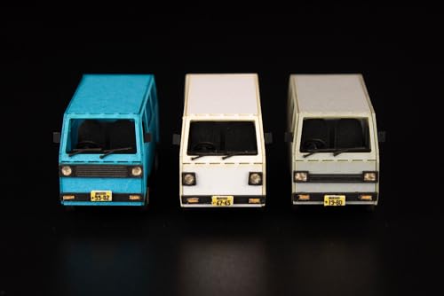 Kit de modélisme Plum Kei Van White Blue Silver 1/80 Town Corner Series - 2