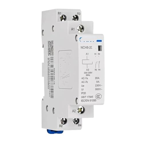 Contacteur modulaire NCH8 20A 1NO 1NF pour tableau électrique - 2
