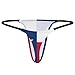 Texas State Flag Women's G-String Thong Sexy T Back Panties Fashion Bikini String Underwear M